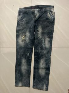 Distressed Acid wash SPOILT Denim Jeans