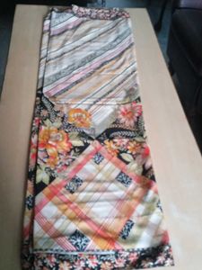 Vibrant Floral Print Saree