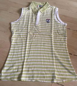🌸 Pink &amp; Green Striped Polo t-shirt Combo Set 🌸