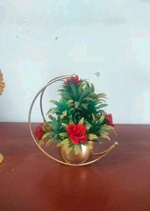 Pack Of 2 Light Weight Metal Pot - Half Moon Shape