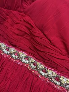 red beautiful party wear gowun