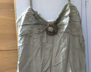 Y2K Light Grey Tiered Spaghetti Strap Dress