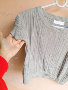 ❤️Free Delivery Ribbed Knit Crop Top❤️