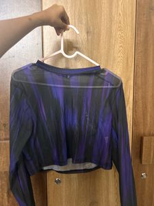 sheer crop top