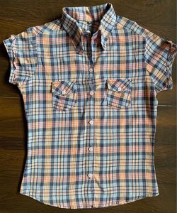 Stylish Plaid Button-Up Shirt
