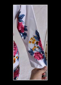 Bust 40 Beautiful Floral Churidar Pajama Set