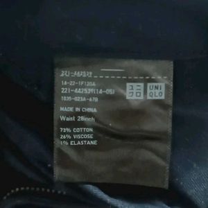 Stylish Dark Blue Corduroy Pants