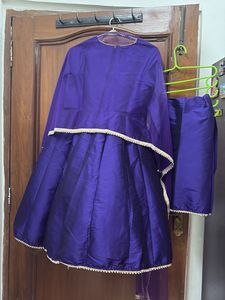 Elegant Purple Kurta Set with Dupatta