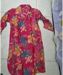 Vibrant Floral Print Kurta