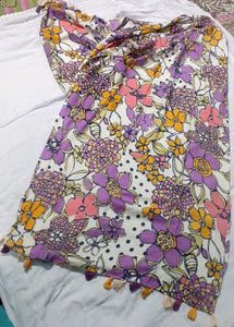 Floral Print Scarf