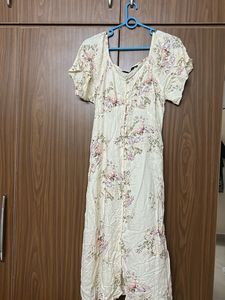 Floral Print Midi Dress