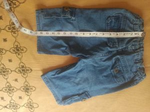 Blue Denim Cargo Shorts