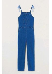 Blue Denim Overalls Jumpsuit