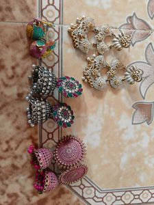 Assorted Ethnic Earrings Set