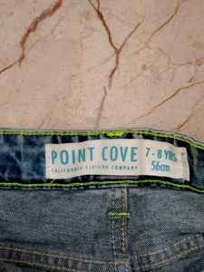 kids weare blue jean short