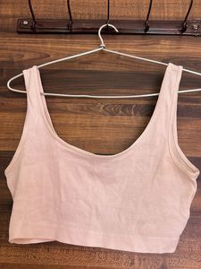 Ribbed Cropped Tank Top