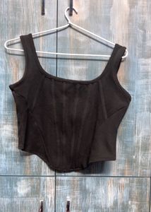 Crop Top With Back Zip