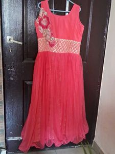 Beautiful Pink Ethnic Gown