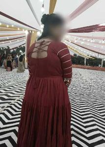 Beautiful Maroon Ethnic Gown