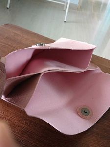 Chic Pink Faux Leather Clutch