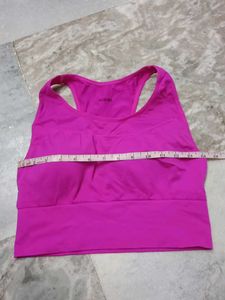 Vibrant Pink Sports Bra