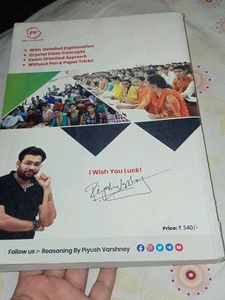 Piyush Varshney Reasoning Book and Lucen Gk