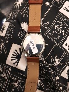 Titan Watch with Leather Strap