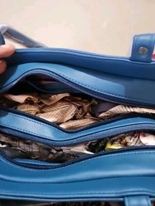 Stylish Blue Handbag