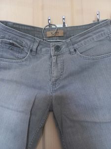 Denim grey color jeans