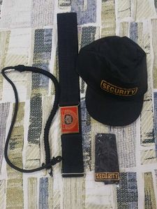 Security Uniform Set - Cap, Belt, Badge