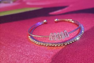 Elegant Crystal Bangle Bracelet