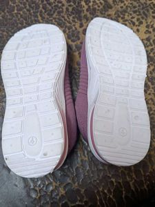 Purple Knit Slip-On Sneakers adjustable up to 5