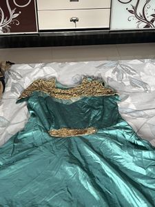 Elegant Green Ethnic Gown