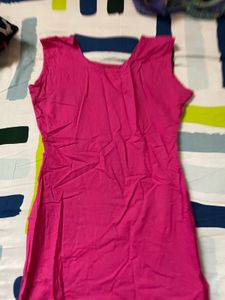 Vibrant Pink Chikankari Kurta