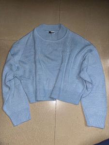 H&M Light Blue Knit Sweater