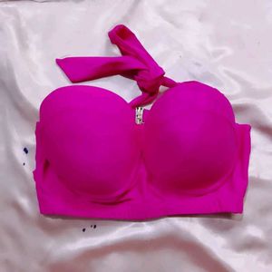 Pink bra