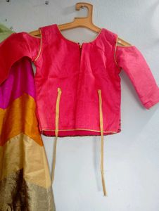 Offer Today Kids Pink Embellished Lehanga Choli