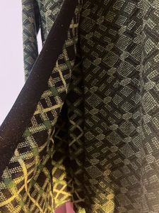 Patterned Button-Up Coat