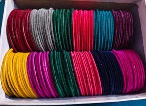 welwet Bangle Set(12 colour combo)