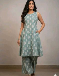 Elegant Teal Kurta Set