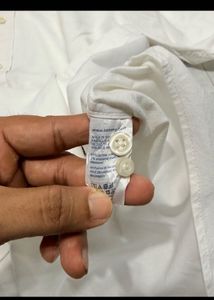 Tommy Hilfiger Men's White Button-Down Shirt