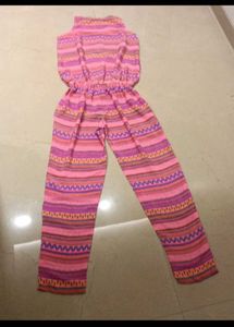 Boho Striped Jumpsuit