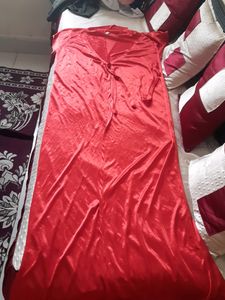 2 piece Satin Night dress