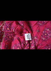 Elegant Red Printed Kurta