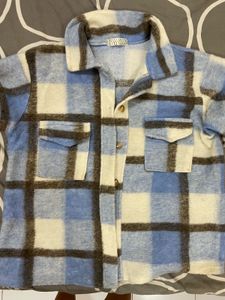 Blue Plaid Shacket