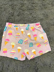 Cotton Shortd icecream print