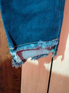 Women's Jeans Fringe Type