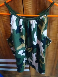 Camo Print Tank Top