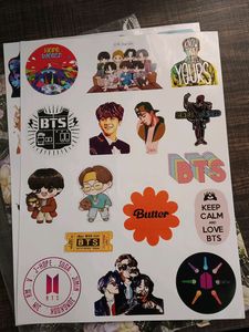 💜🫰🏻BTS CUTE 50 STICKERS!!!