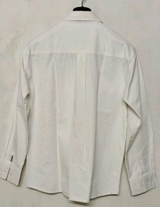 Men's Classic White Button-Down Shirt